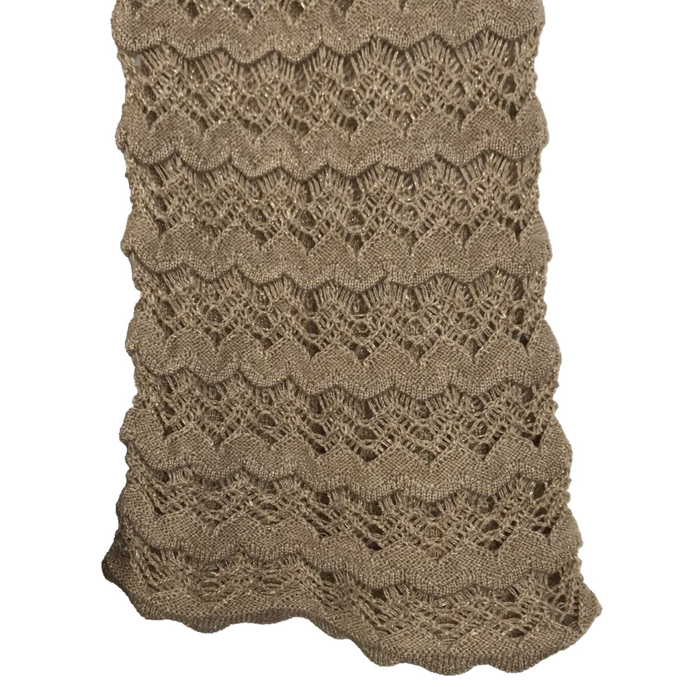 12th Tribe Tan Crochet Mini Dress - Picture 2 of 8